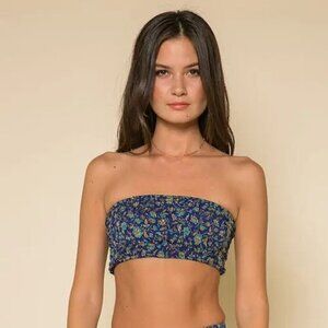 NWT: Anthropologie-Raga Paisley Print Bandeau Sizes Xs, Sm